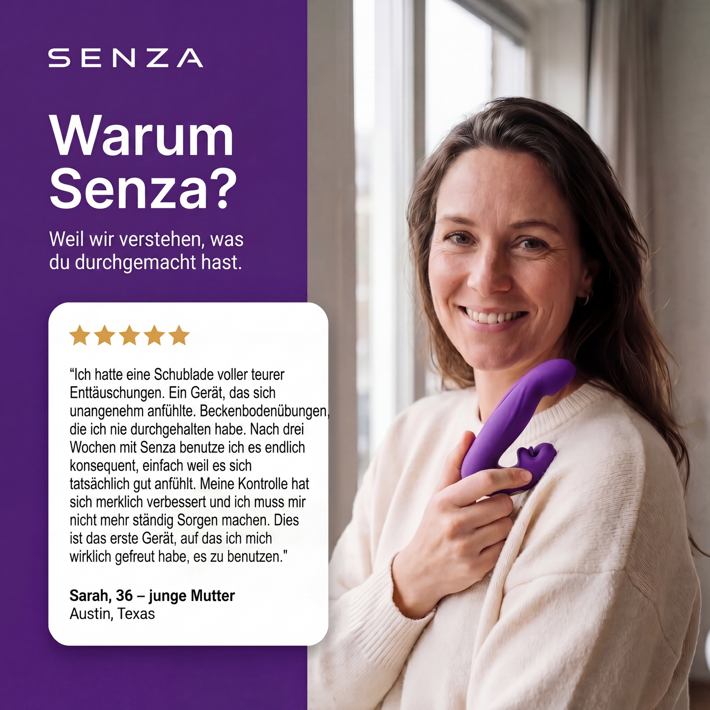Senza™ 4-in-1 Beckenboden-Aktivator